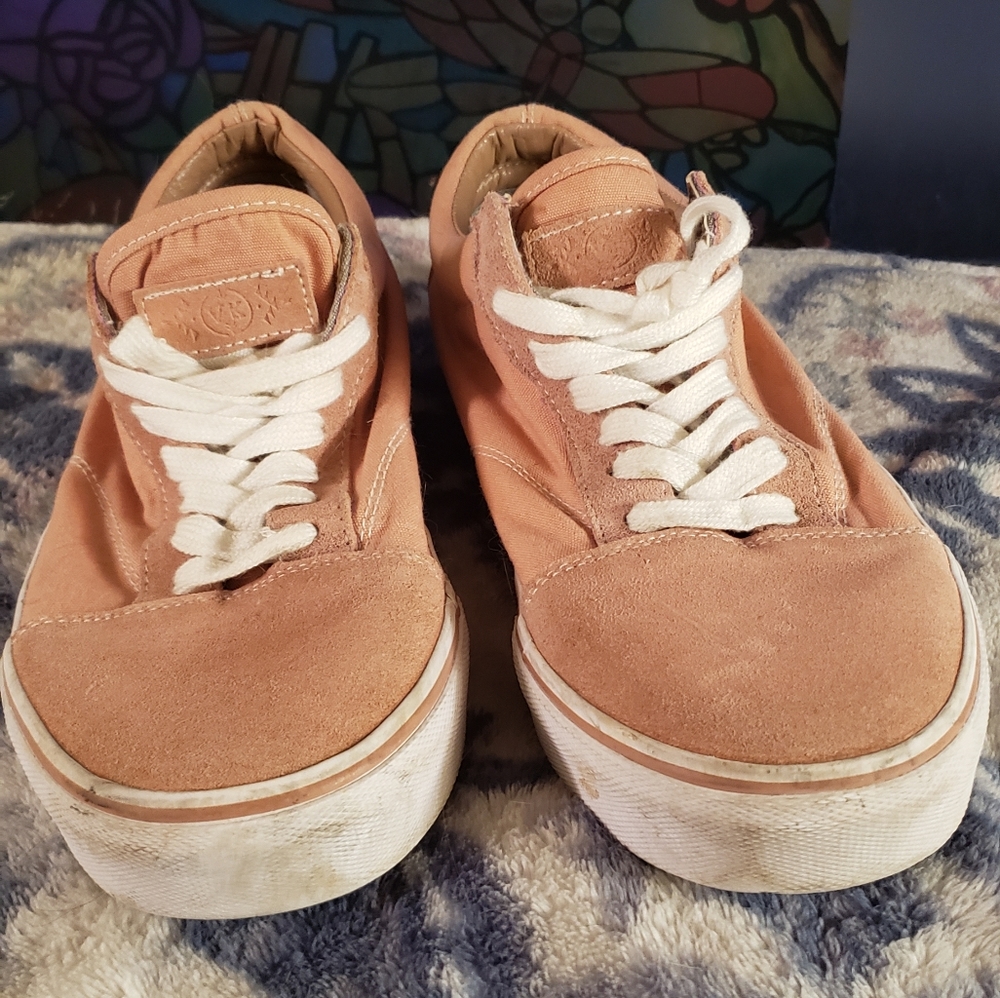 Pink / Coral Suede lined sneakers KONCRETE Size 10